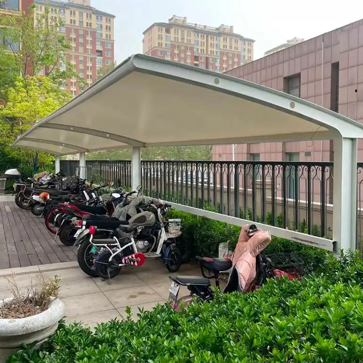 连南膜结构电动车棚