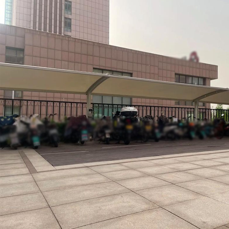 连南膜结构电动车棚